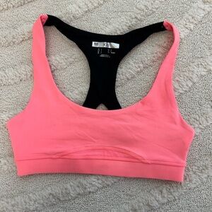 Forever 21 Pink Coral Racerback Sports Bra Size Small